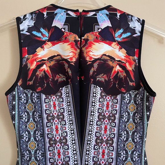 Clover Canyon Irish Box Neoprene Scuba Dress S Bodycon Stretch Party Going Out - Picture 8 of 11